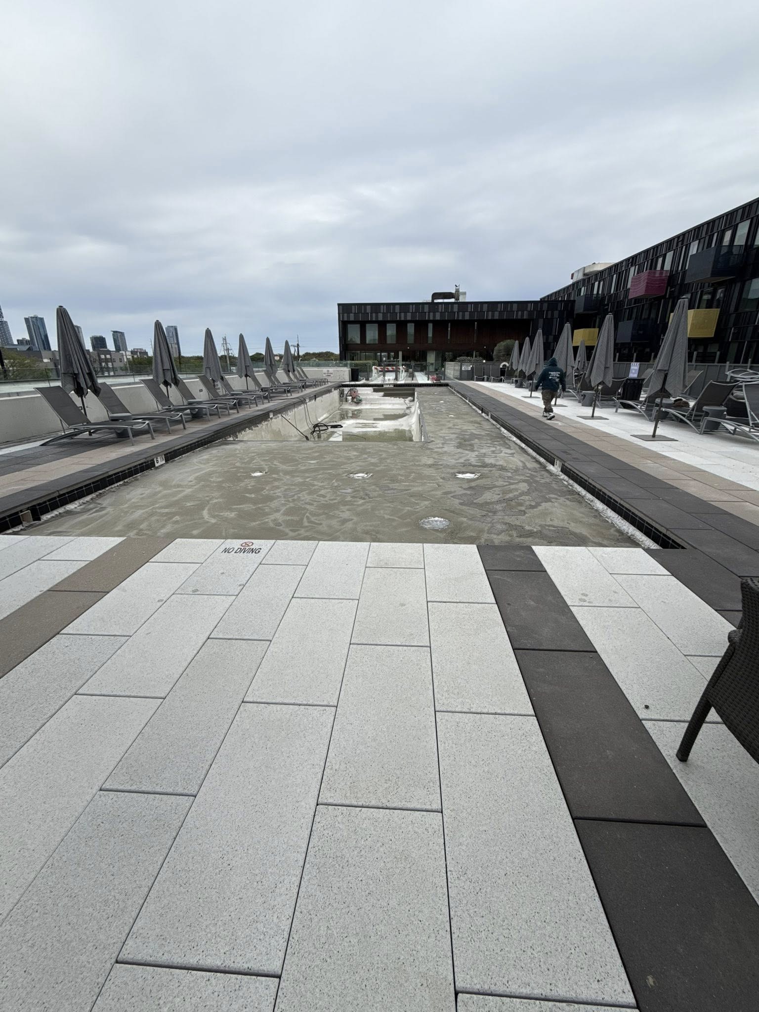 Commercial pool filling